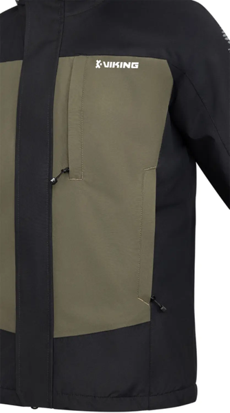 Зимняя куртка Viking Fishing Ice Light 80g 10K S Black/khaki  БР-1919.08.88 фото
