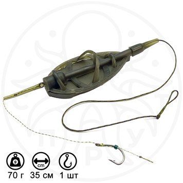 Рибальський монтаж FLAT METHOD XL (волос) 70г МФХ-1-70 фото
