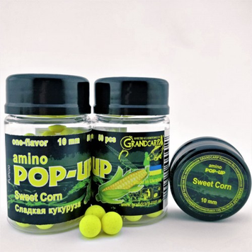 Аміно поп-апи Солодка кукурудза Amino POP-UPs Sweet Corn &Oslash;10 мм (50 шт.) ГК-PUP020 фото