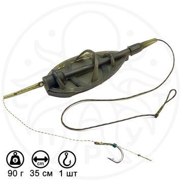 Рибальський монтаж FLAT METHOD XL (волос) 90г МФХ-1-90 фото