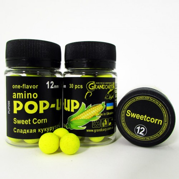 Аміно поп-апи Солодка кукурудза Amino POP-UPs Sweet Corn &Oslash;12 мм (30 шт.) ГК-PUP098 фото