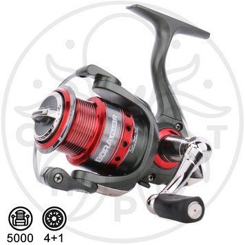 Котушка "Fishing ROI" BORA plus 4+1 5000 Red К5000-5 фото