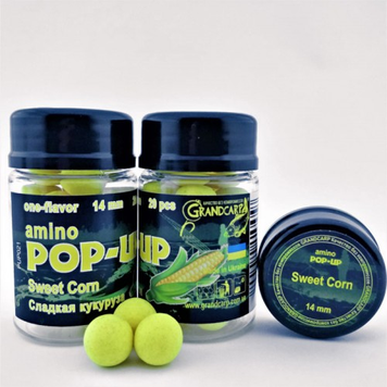 Аміно поп-апи Солодка кукурудза Amino POP-UPs Sweet Corn &Oslash;14 мм (20 шт.) ГК-PUP021 фото