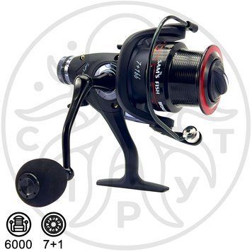 Котушка Trophy 6000 7+1bb (байтранер) К6000-3 фото