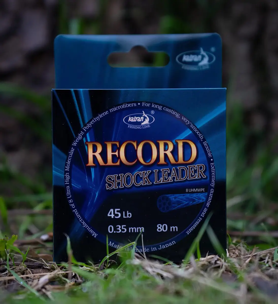 Шоклидер плетеный Katran Record Braided Shock-Leader 45lb 80m БР-3500.00.63 фото