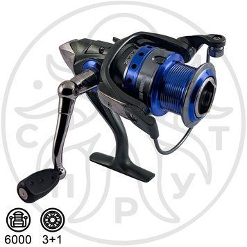 Котушка "Fishing ROI" BORA plus 3+1 6000 Blue К6000-4 фото