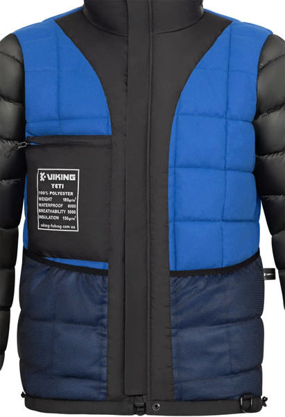 Куртка Viking Fishing Yeti 150g 6K XXL Black/blue БР-1919.09.04 фото