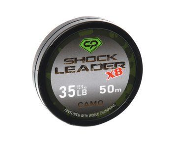Шок-лідер Carp Pro Diamond Shock Leader Х8 Camo 50м 35lb (CP35-8-50) ФЛ-CP35-8-50 фото
