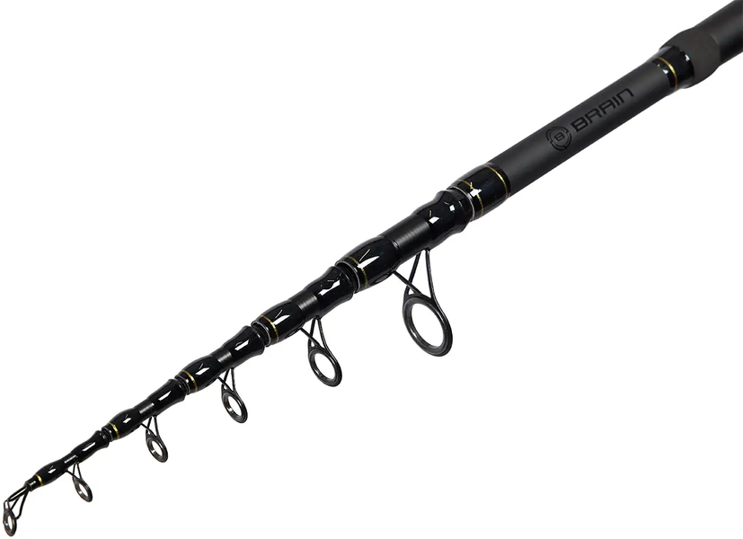 Удилище карповое Brain Apex Tele Carp Black 4.20m 3.5lbs БР-1858.54.98 фото