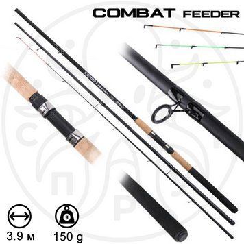 Фідерне вудилище FR COMBAT FEEDER 3.9m 150 г (композит) СШ-37 фото