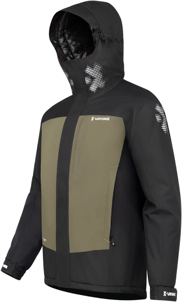 Зимняя куртка Viking Fishing Ice Light 80g 10K XXL Black/khaki ОБ-05 фото