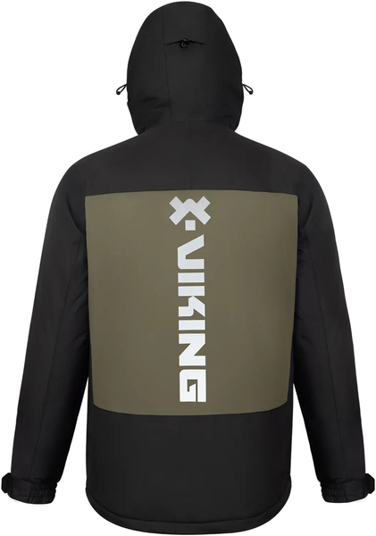 Зимняя куртка Viking Fishing Ice Light 80g 10K XXL Black/khaki ОБ-05 фото