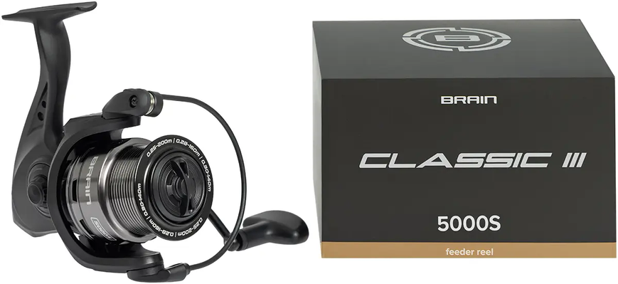 Катушка Brain Classic III Feeder 6000S 4+1BB 4.9:1 К6000-18 фото