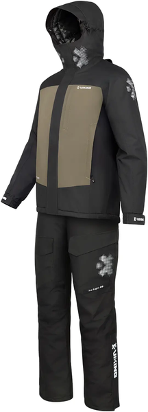 Зимний полукомбинезон Viking Fishing Ice Light 80g 10K XL Black/khaki ОБ-06 фото