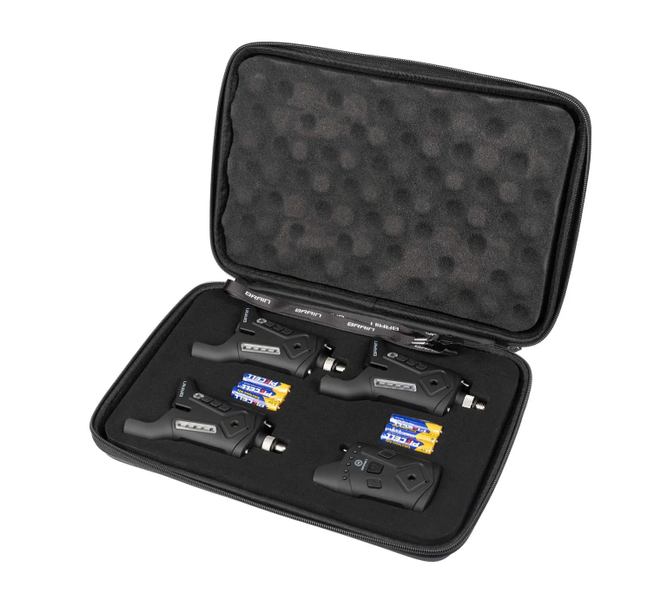 Набір бездротових сигналізаторів Brain Wireless Bite Alarm F-1 3+1 НСБ-01 фото