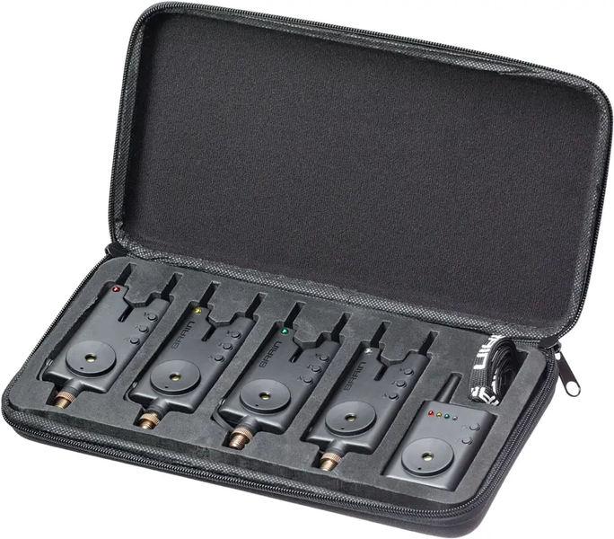 Набір сигналізаторів Brain Wireless Bite Alarm B-1 4+1 НСБ-05 фото