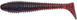 Силікон Select FatFish 3" (74 мм), ребристий віброхвіст, колір #110 (6 шт/уп) СС-1870.37.04 фото 1
