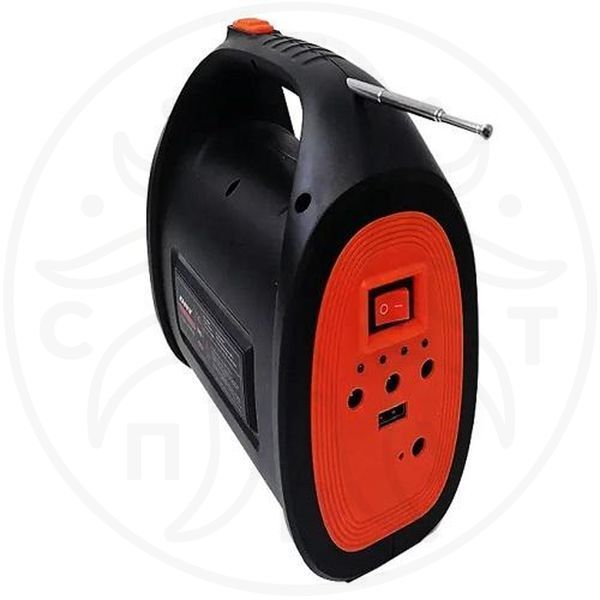 Ручний ліхтар Solar Light із сонячною батареєю 4V 9000mAh AT-9025B (ліхтар, радіо, mp3 bluetooth, павербанк, 3 лампочки) ЕРФ-9000 фото