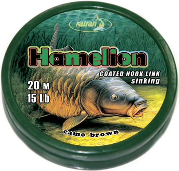 Повідковий матеріал в оболонці Katran Hamelion 20m 15lb БР-3500.00.51 фото