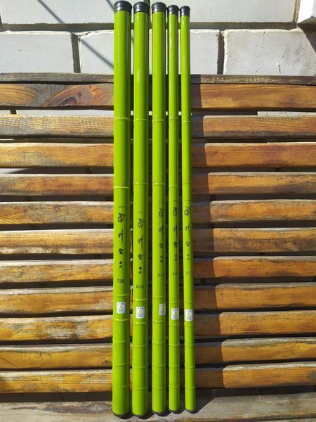 Маховое удилище стекловолокно BAMBOO 5.4м 10-30 г (мотовило в подарок) УП-20 фото