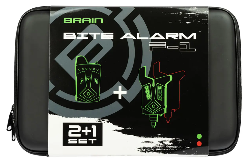 Набір бездротових сигналізаторів Brain Wireless Bite Alarm F-1 2+1 НСБ-02 фото
