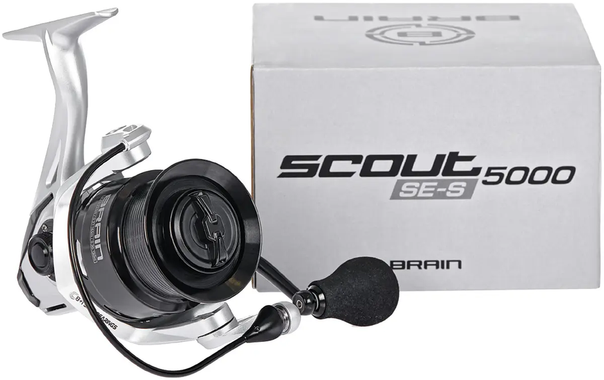 Катушка Brain Scout SE‑S 5000S 8+1BB Silver К5000-10 фото