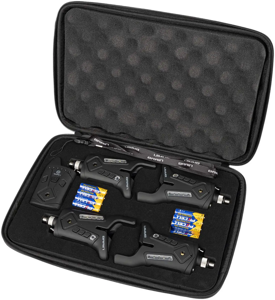 Набір сигналізаторів Brain Wireless Bite Alarm F-1 4+1 НСБ-03 фото