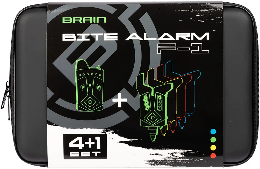 Набір сигналізаторів Brain Wireless Bite Alarm F-1 4+1 НСБ-03 фото