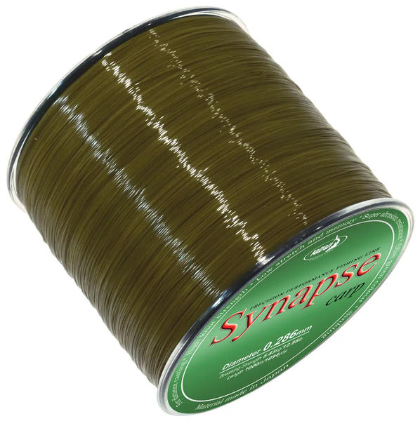 Леска карповая Katran Synapse Carp 1000m (olive) 0.286mm 12.85lb/5.83kg БР-3500.00.44 фото