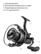 Котушка Brain Classic Carp Baitrunner 5000 4+1BB К5000-21 фото 6