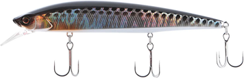 Воблер Jackall Rerange 130SP 130mm 21.5 g, колір HL Silver & Black (суспендер) ВДЖ-1699.15.33 фото