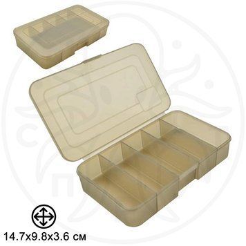 Коробка для снастей пластикова 14.7х9.8х3.6см КР-147-98-36 фото