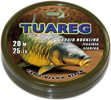 Повідковий матеріал Katran Tuareg 20m 25lb Camo Brown Black БР-3500.00.55 фото