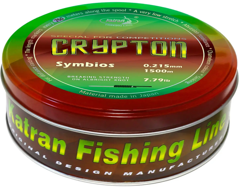 Леска Katran Crypton Symbios 1000m camo-neon 0.286mm 12.78lb/5.8kg БР-3500.00.29 фото