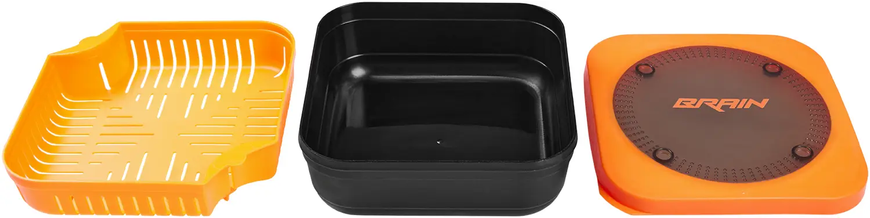 Емкость для насадок Brain Pellet/Bait box 17x17x6cm с ситом (18584795) БР-1858.47.95 фото