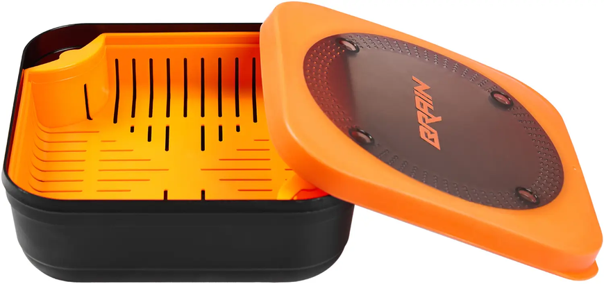 Емкость для насадок Brain Pellet/Bait box 17x17x6cm с ситом (18584795) БР-1858.47.95 фото