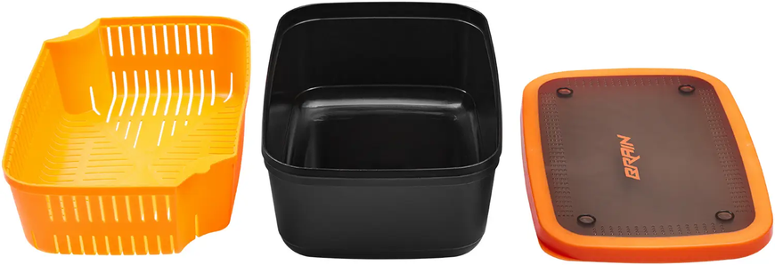 Емкость для насадок Brain Pellet/Bait box 26x18x9cm с ситом (18584797) БР-1858.47.97 фото